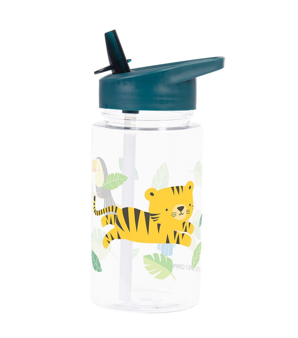 A LITTLE LOVELY Drink Bottle: Jungle Tiger