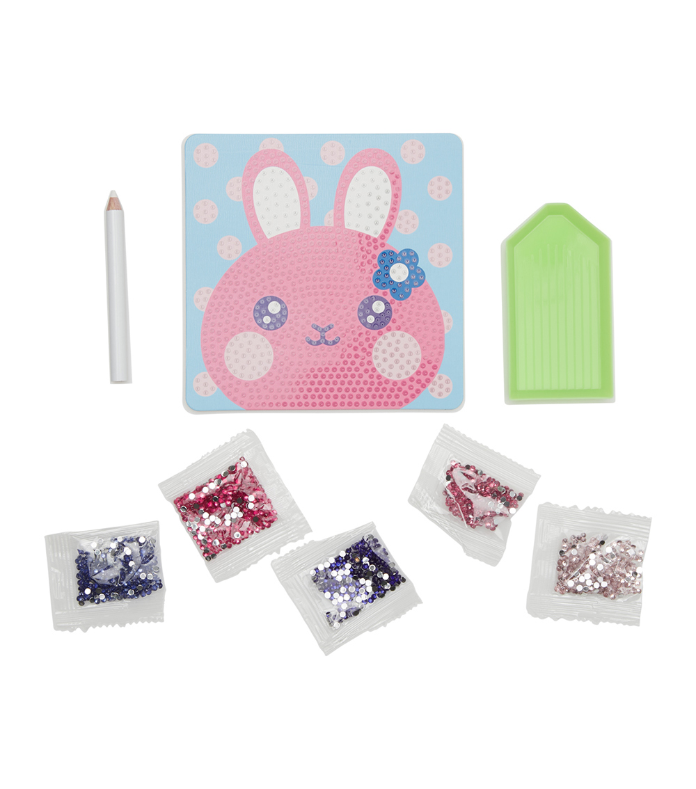 OOLY Razzle Dazzle Mini Gem Art Kit - Bouncy Bunny