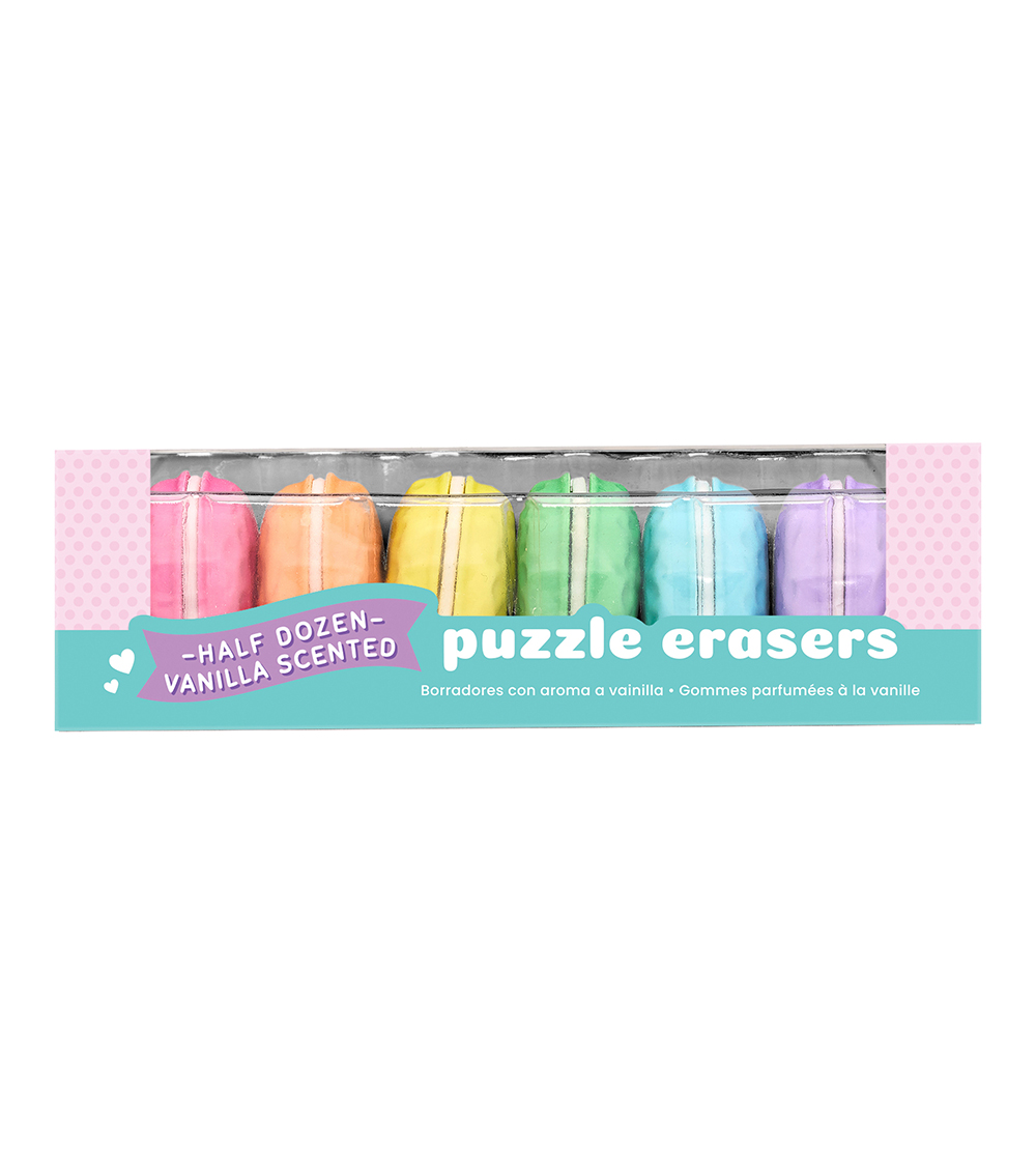 OOLY Macarons Scented Erasers (Set Of 6)