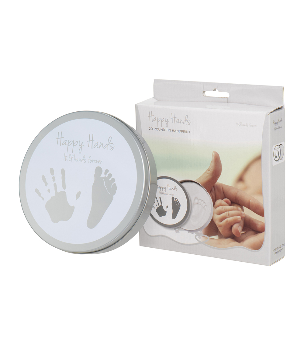 DOOKY Round Tin Handprint