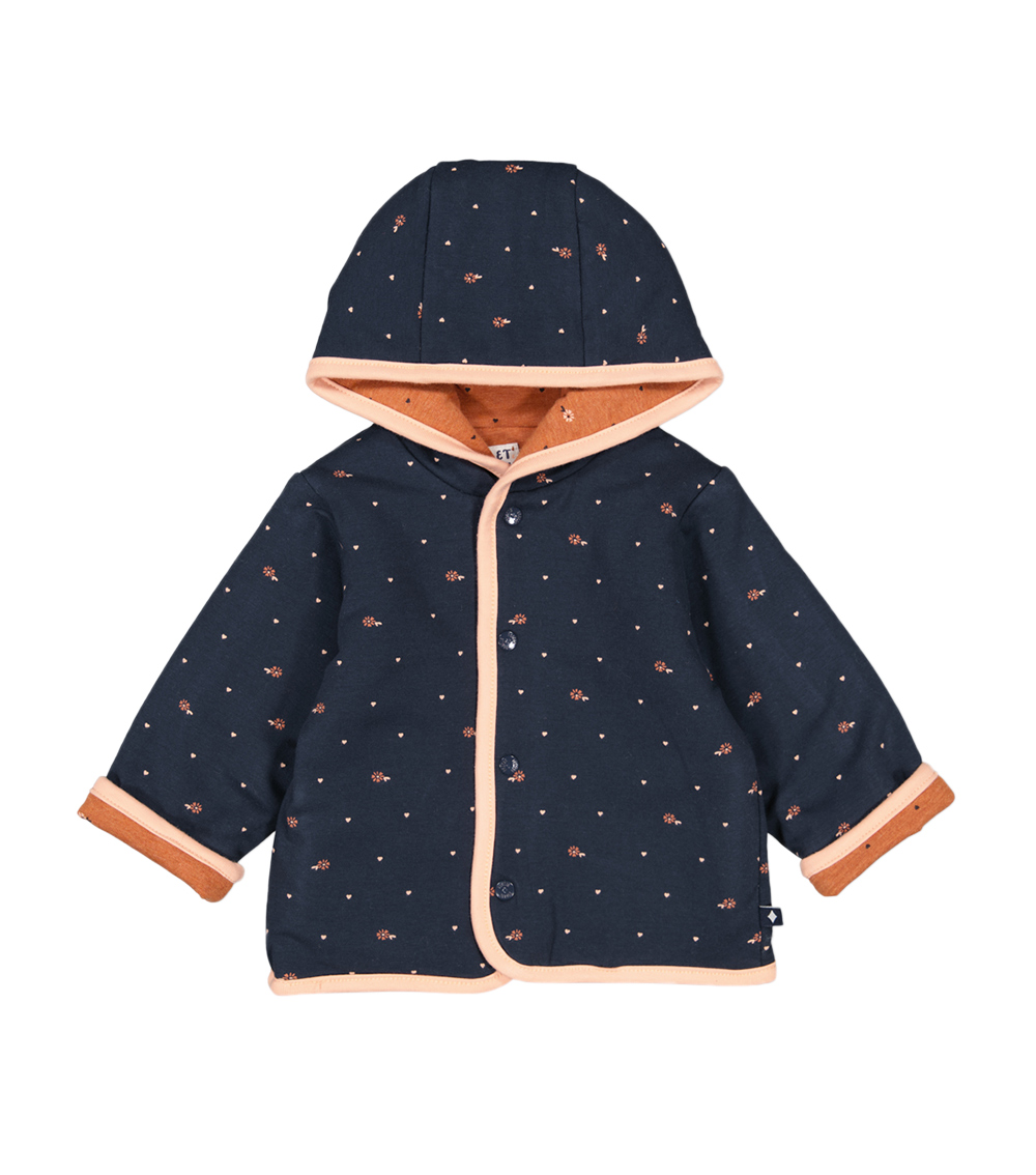 FEETJE Reversible Jacket with Hood - Let Love Grow