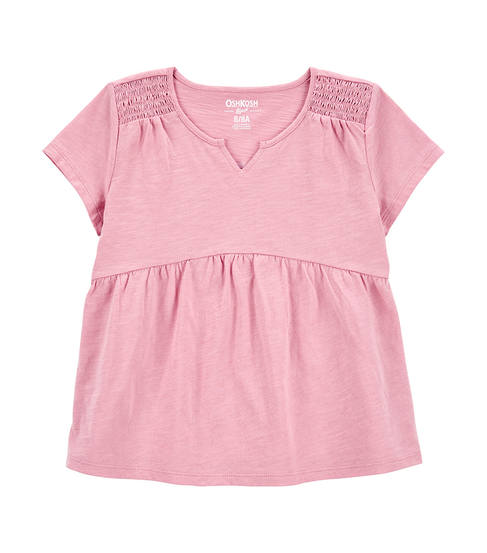 Carter's Short-Sleeve Smocked Blouse