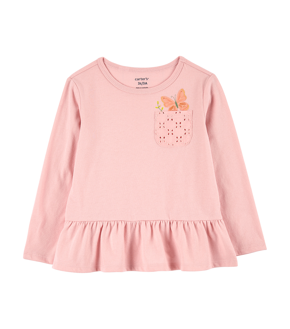 CARTER'S Pocket Peplum Tee