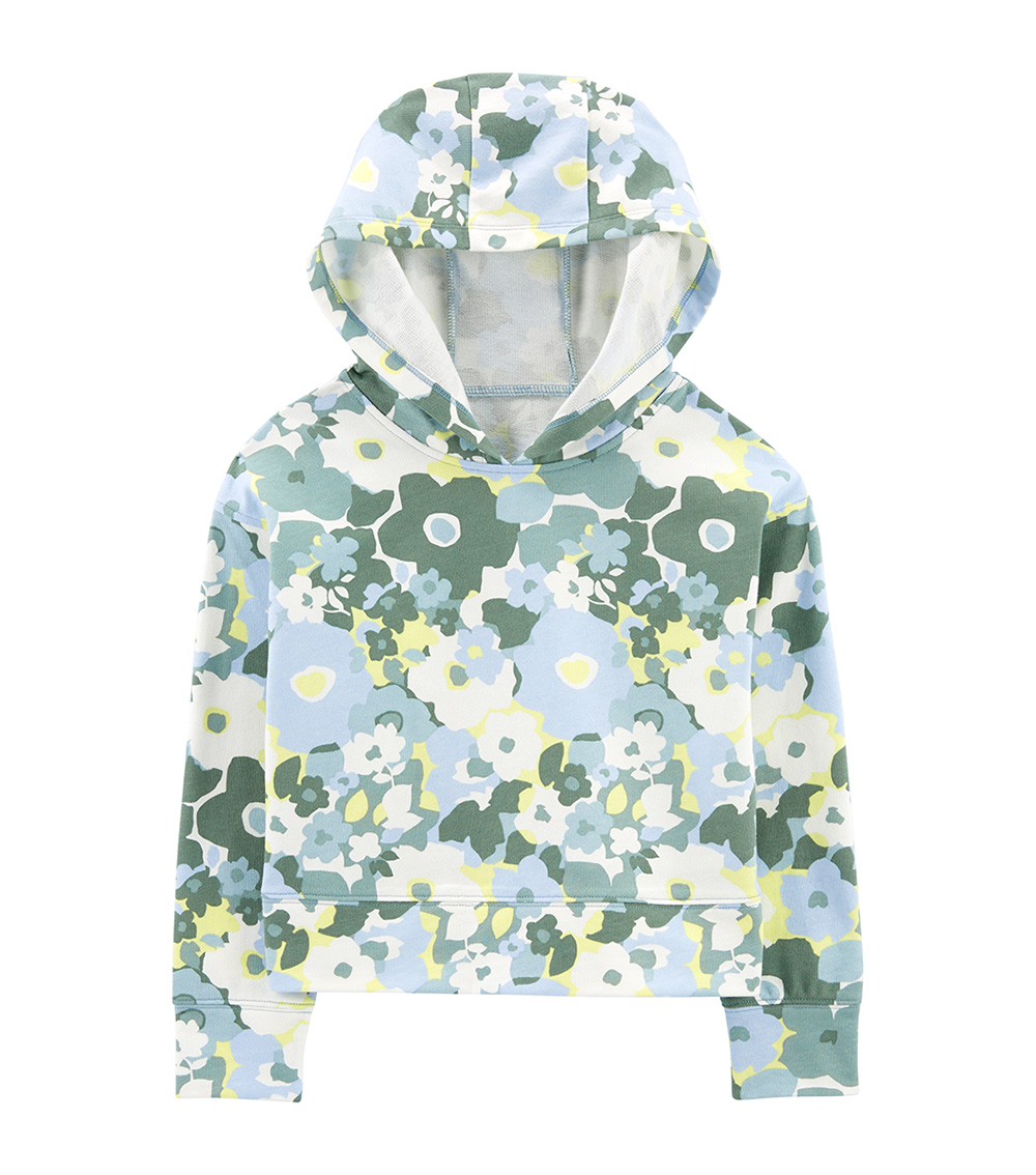 Carter's Floral Active Hoodie - Green