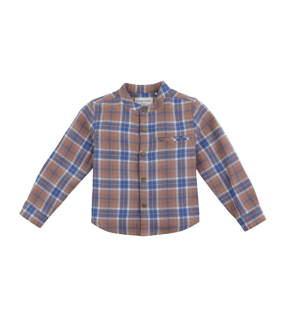 Ginger Snaps Woven Checkered Shirt