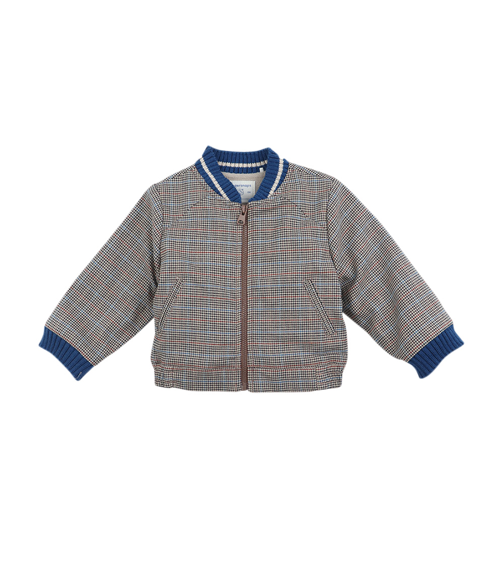 Ginger Snaps Woven Checkered Jacket