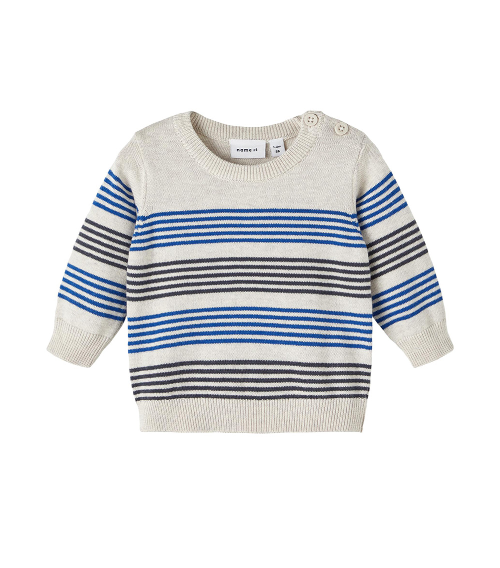 NAME IT BABY Beige Knitted Sweater