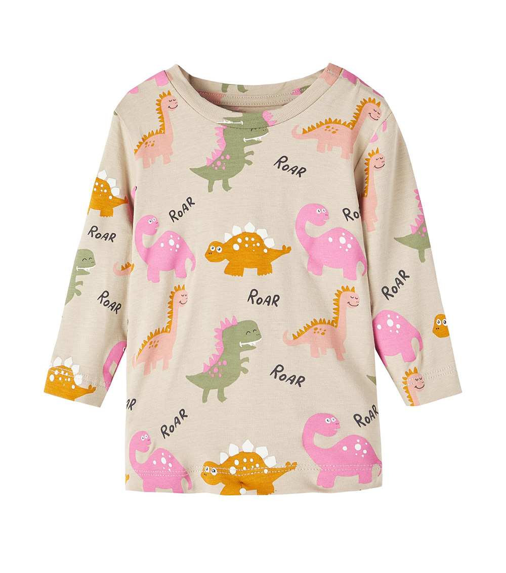 NAME IT BABY Long-Sleeved All Over Print Top