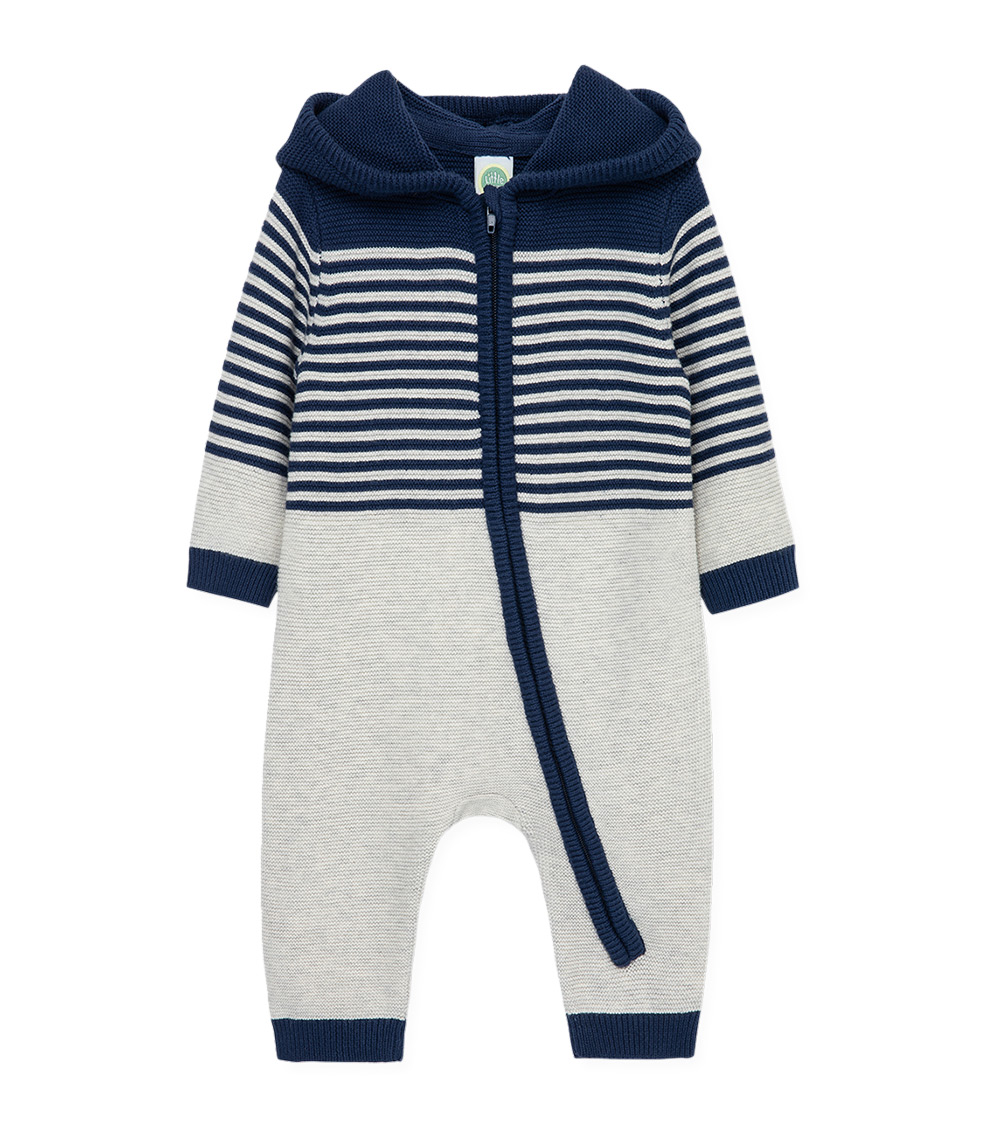 LITTLE ME Chest Stripe Coverall