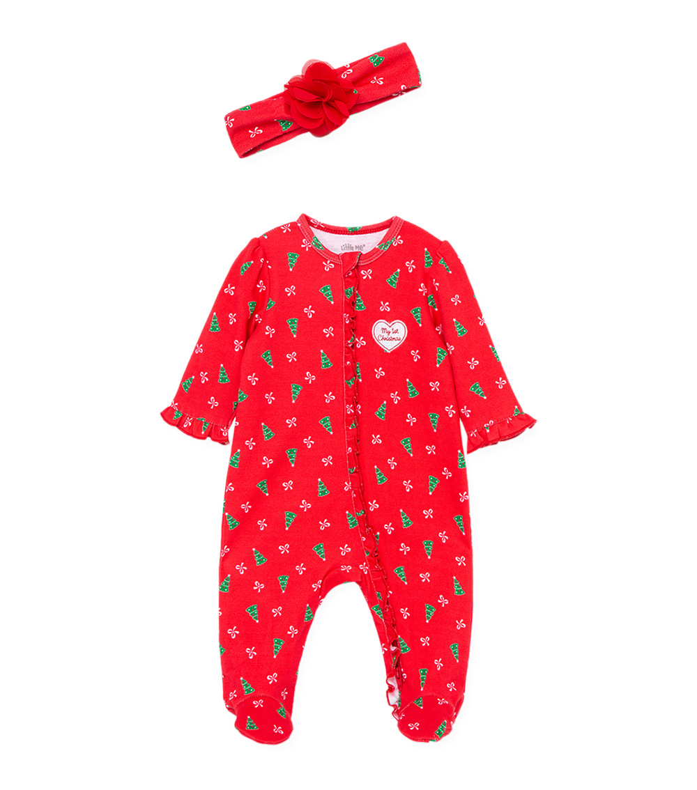 LITTLE ME Printed Footie