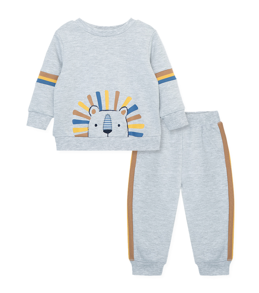 LITTLE ME Lion Sweatshirt Set