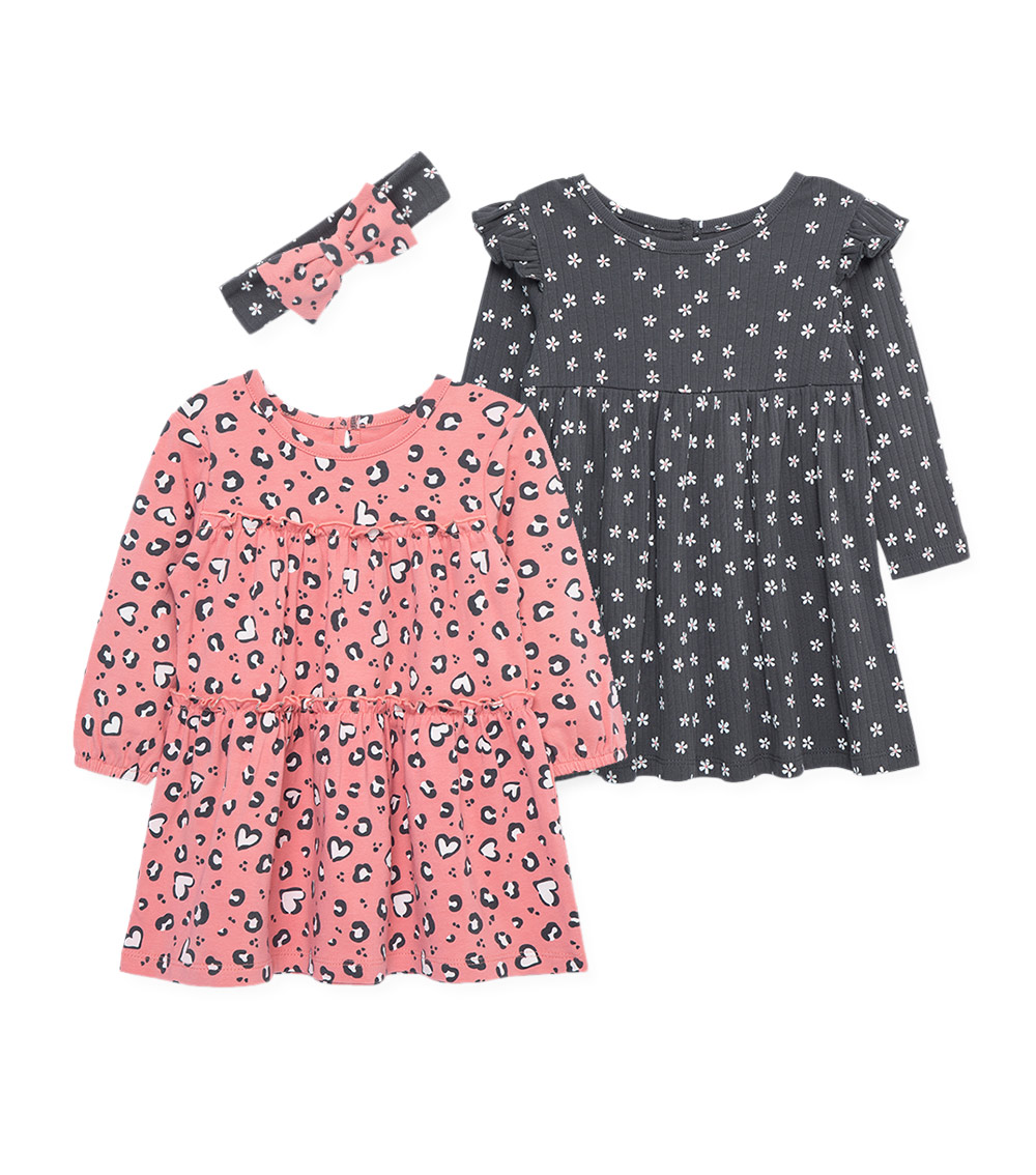 LITTLE ME Knit Dress Set