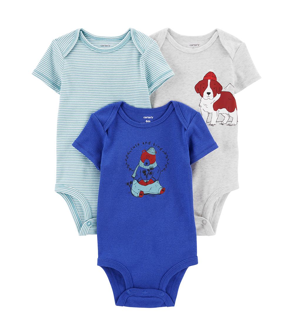 CARTER'S Assorted Printed Bodysuits Set