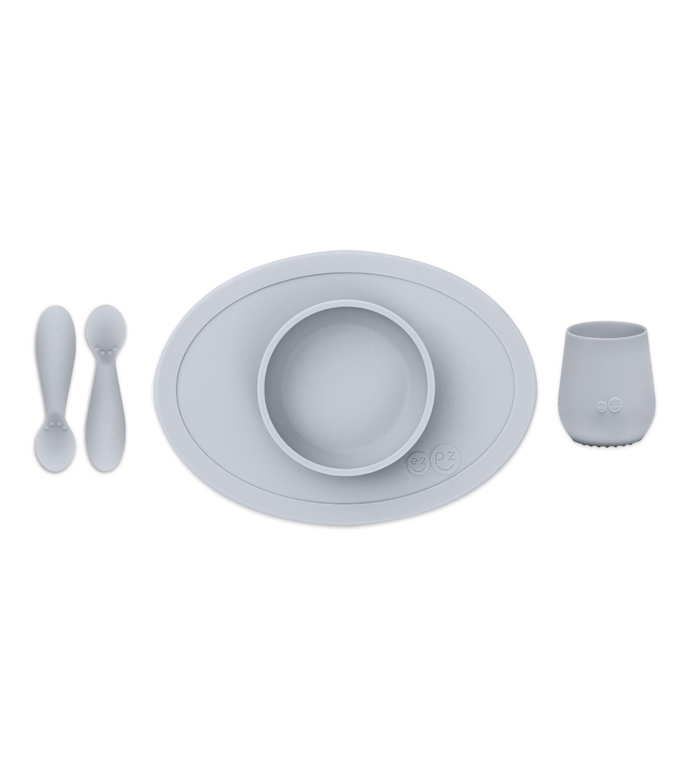 EZPZ First Food Set - Pewter