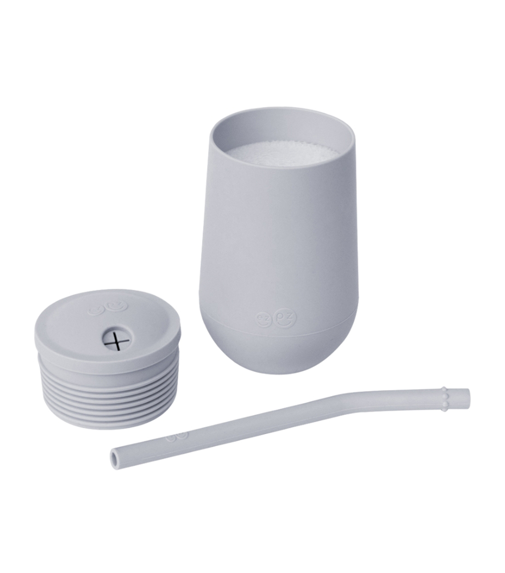 EZPZ Happy Cup & Straw System - Pewter