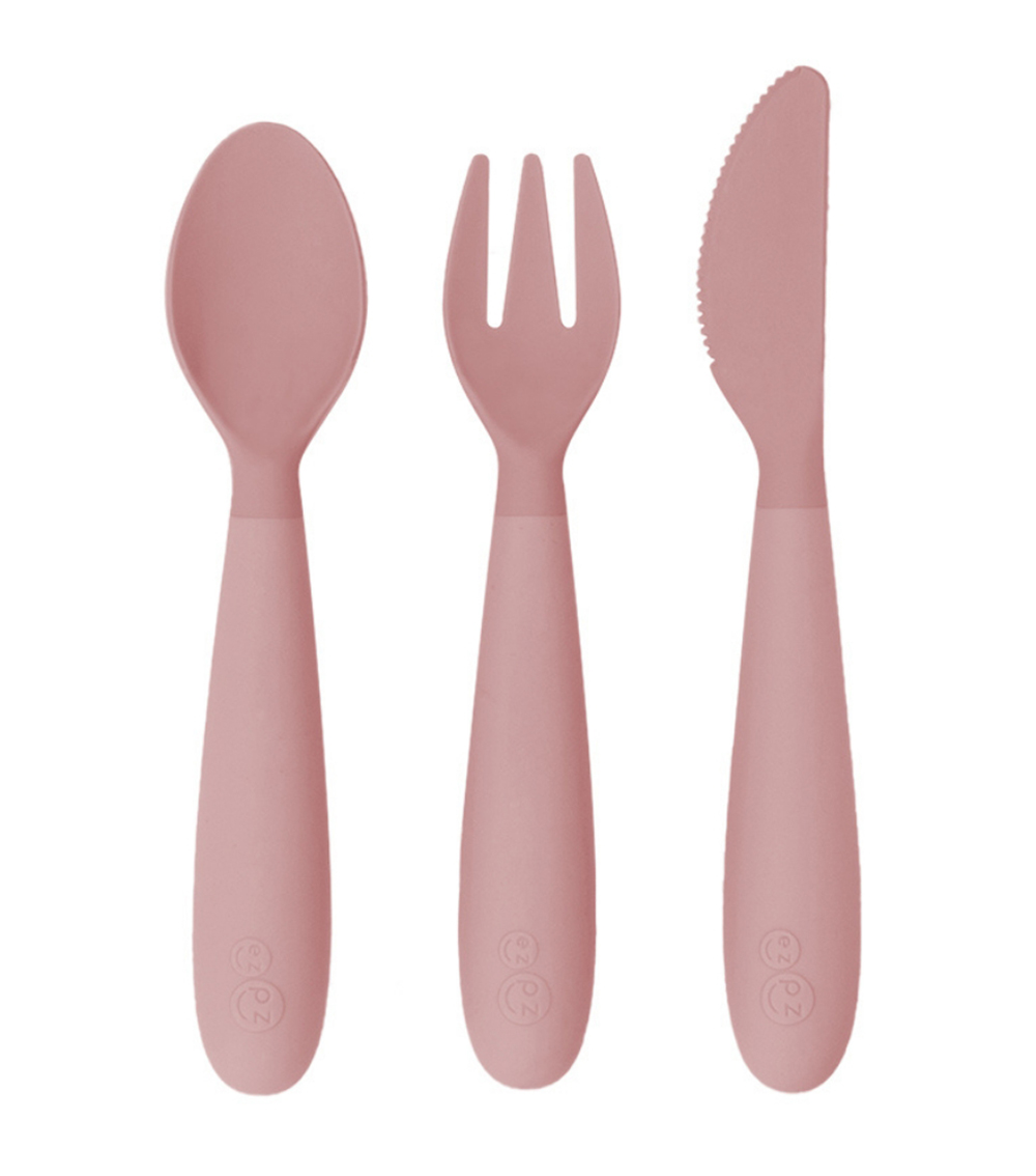 EZPZ Happy Utensils - Blush