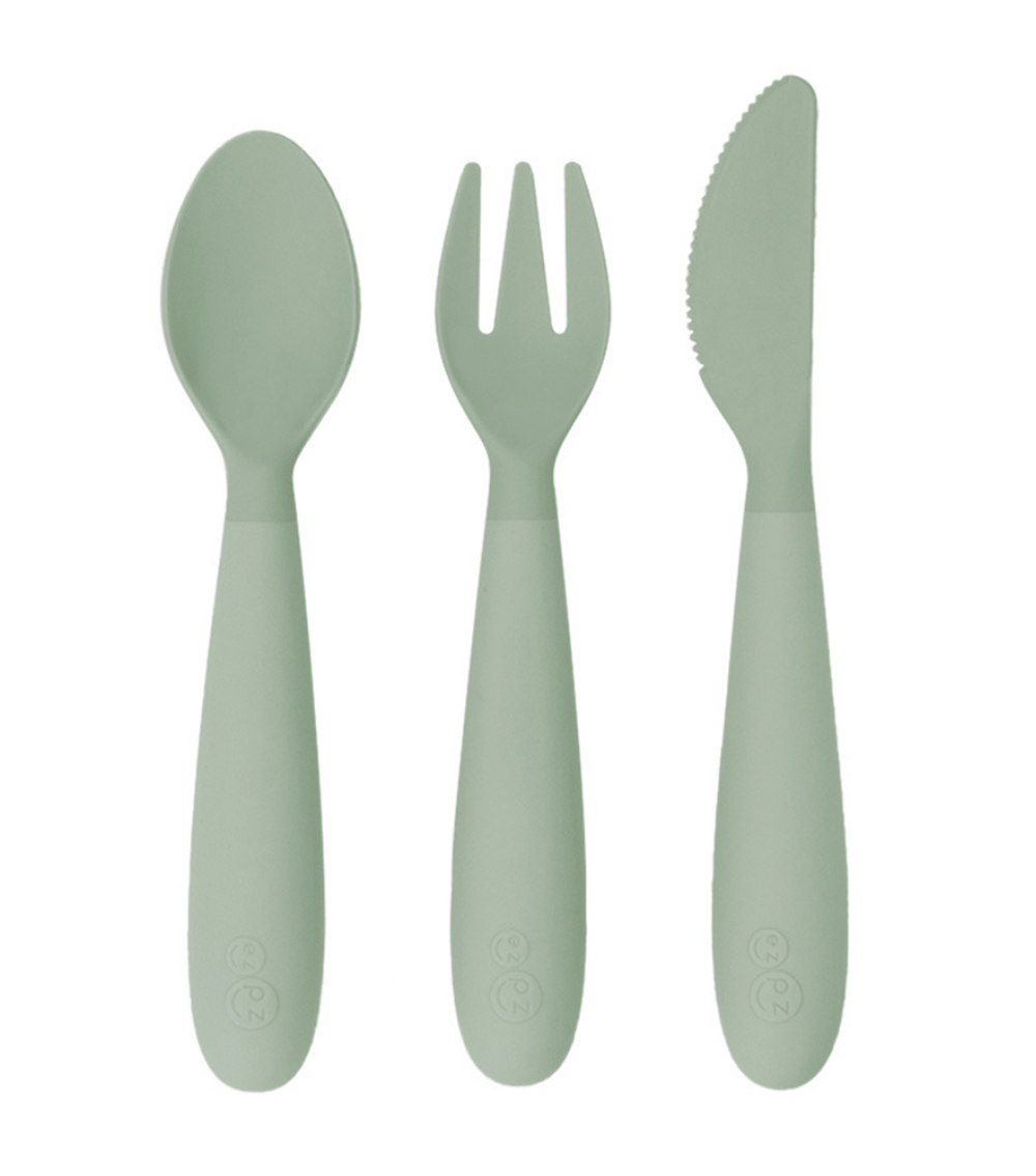 EZPZ Happy Utensils - Sage