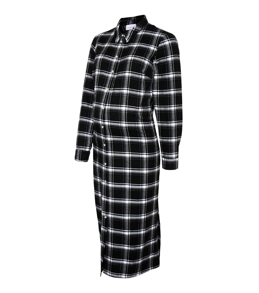 MAMALICIOUS Long Sleeve Shirt Dress