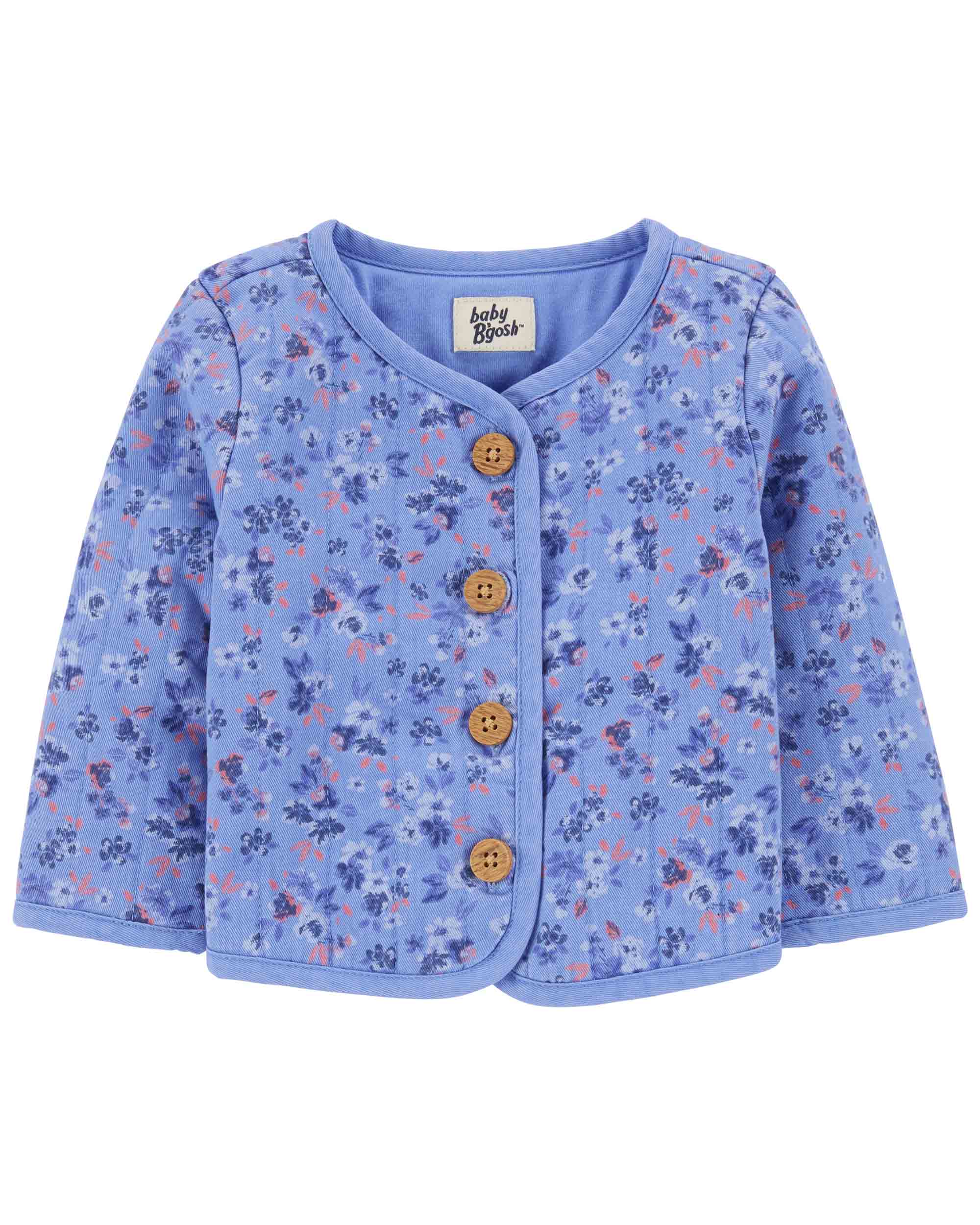 Oshkosh Quilted Floral Print Jacket