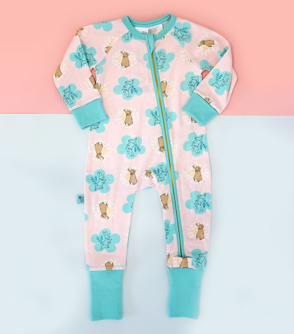 BLADE & ROSE Peter Rabbit Pretty Garden Zip Up Romper