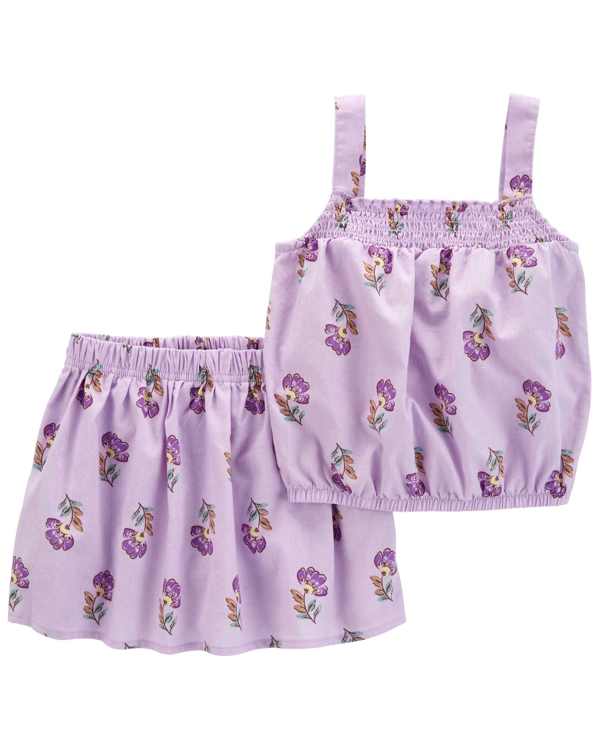 Carter's 2-Piece Floral Top and Shorts Set