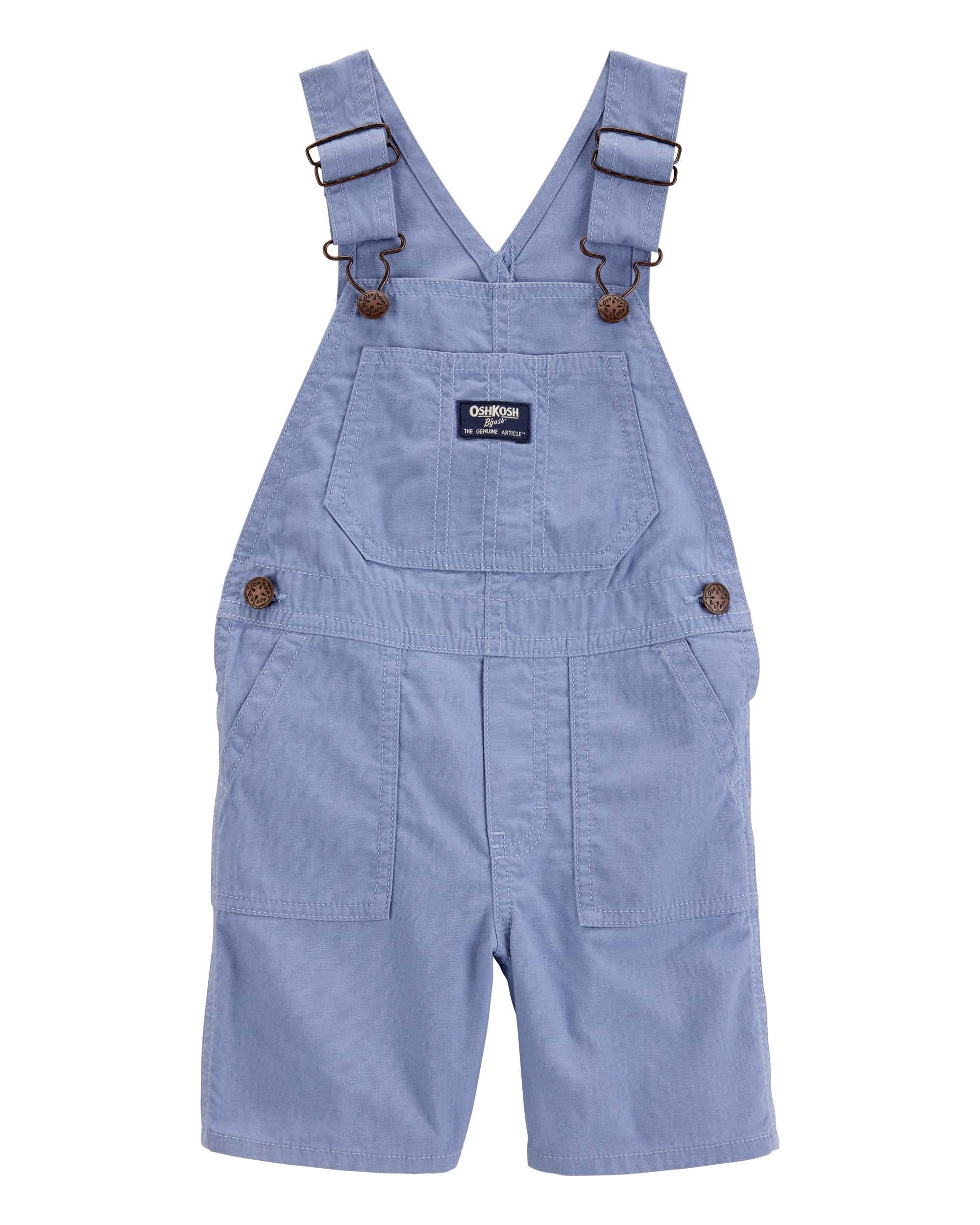 OSHKOSH Toddler Canvas Shortalls - Blue