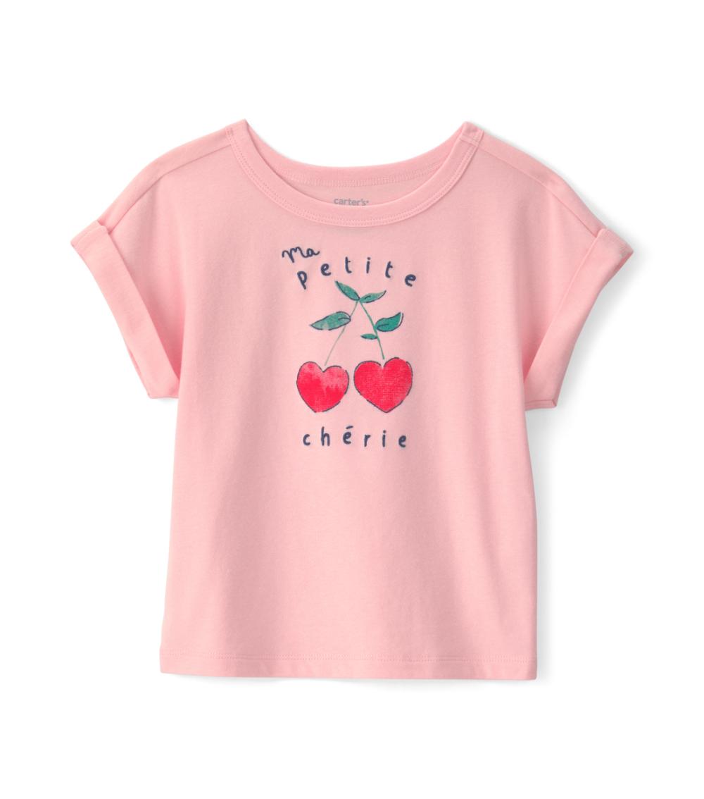 Carter's Toddler Girls Cherry Top - Pink