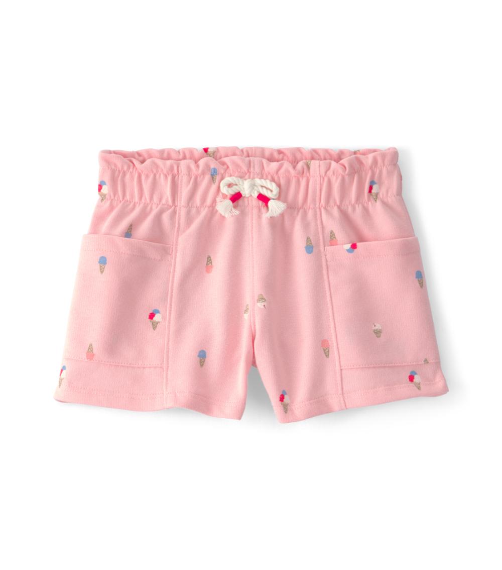 Carter's Toddler Girls Ice Cream French Terry Shorts - Pink