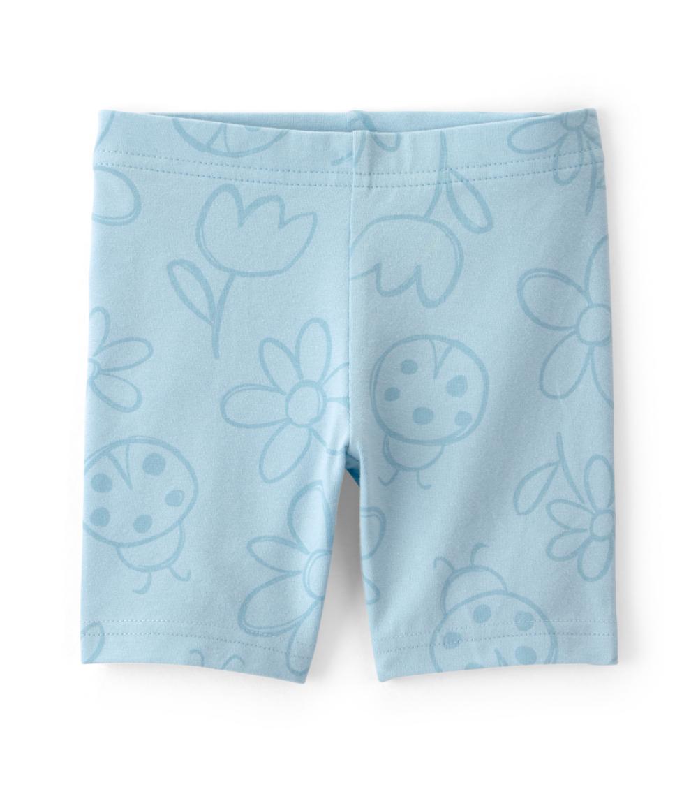 Carter's Toddler Girls Floral Ladybug Knit Bike Shorts, Multicolor