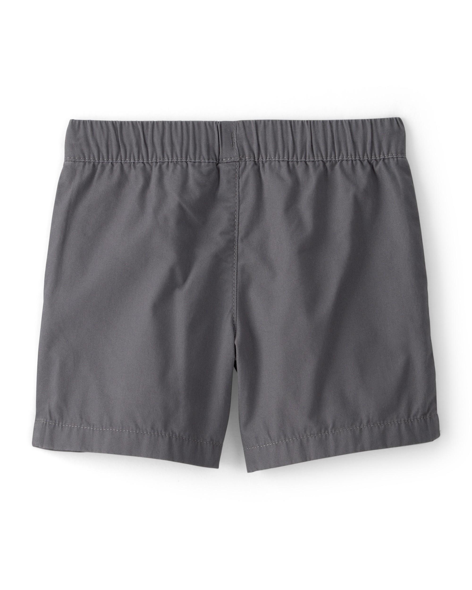 Carter's Toddler Boys Woven Shorts, Grey