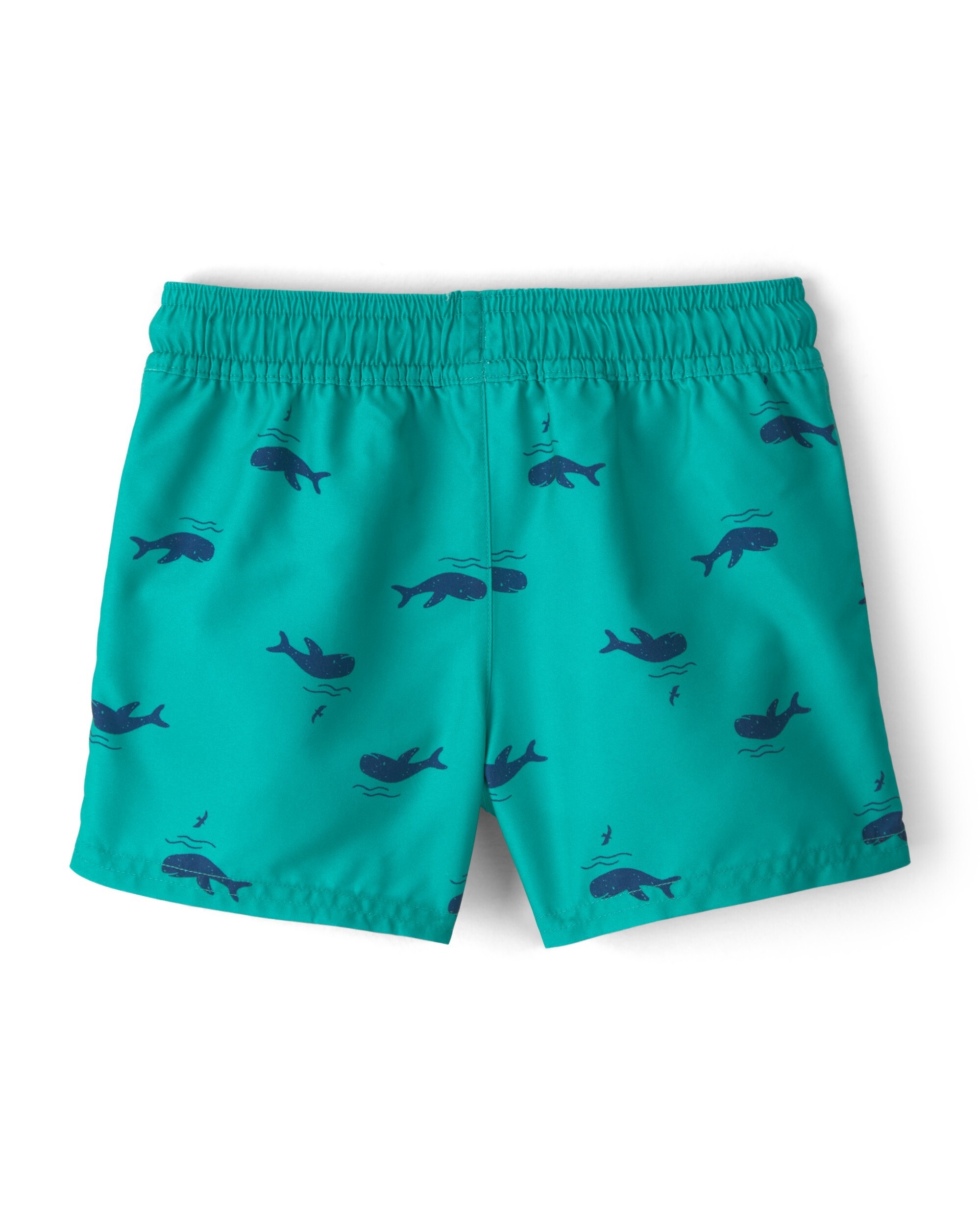 Carter's Toddler Boys Whale Swim Trunks, Multicolor