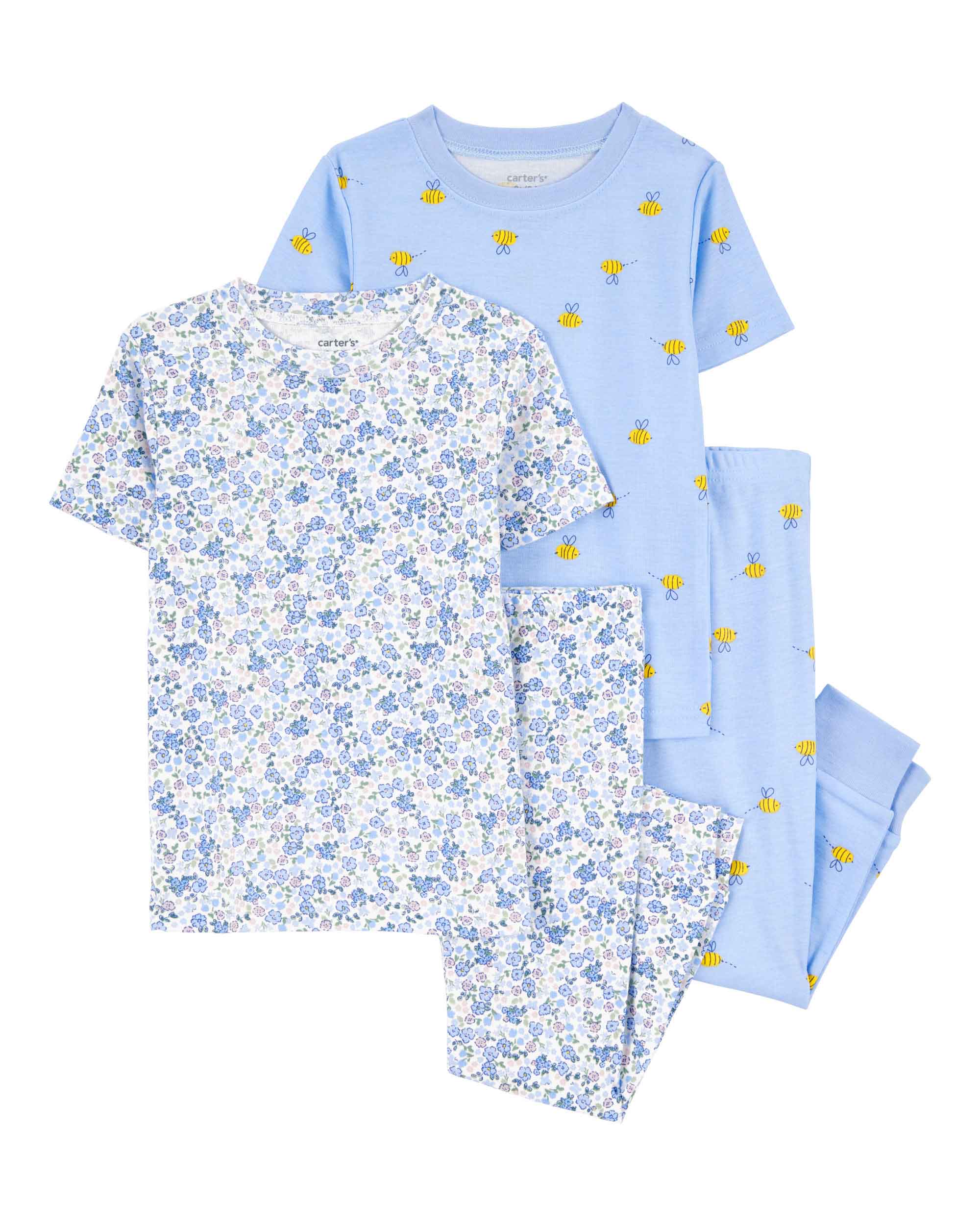 Carter's 4-Piece Floral Print Pyjamas Set