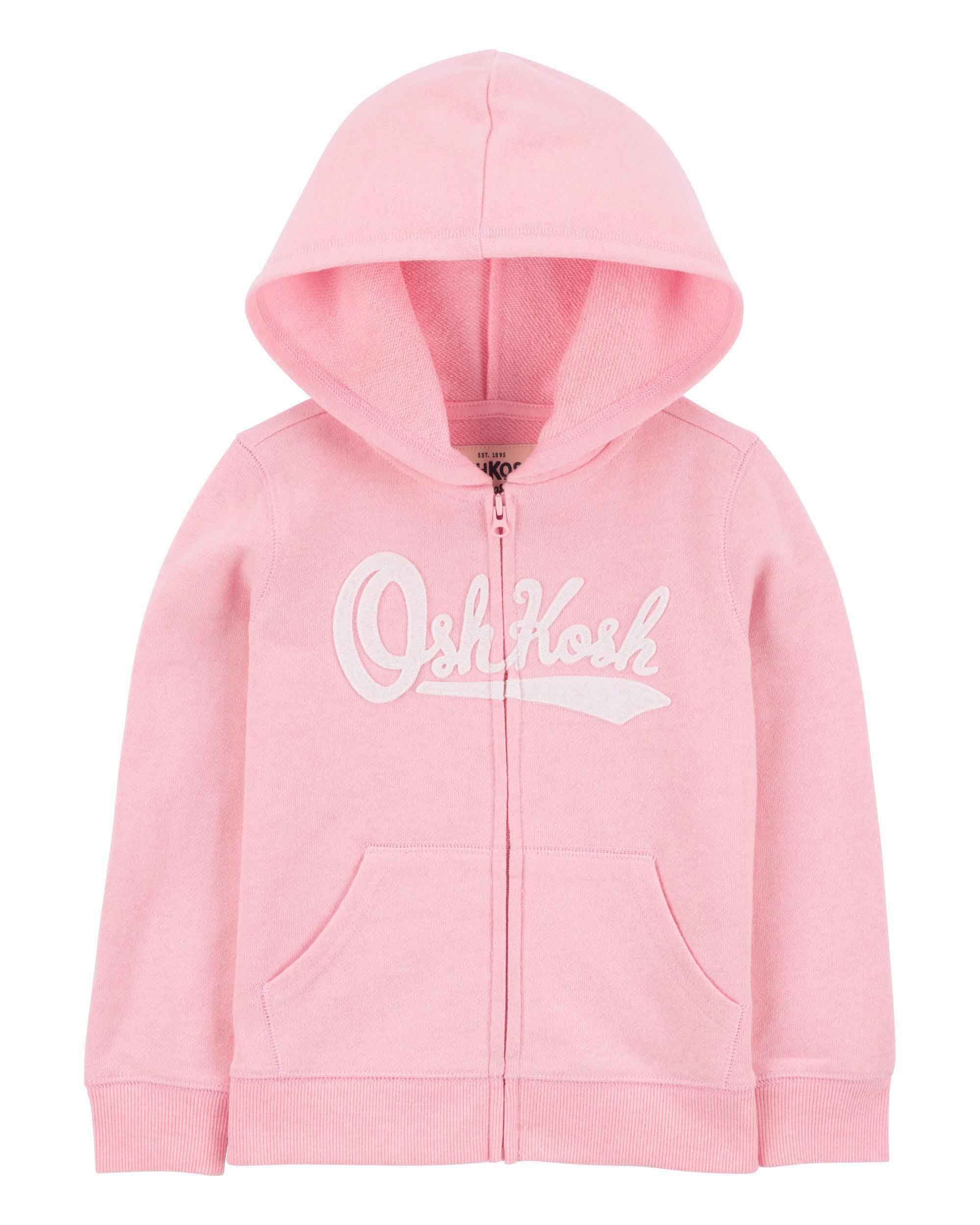 Oshkosh Logo Printed Zip-Up Hoodie