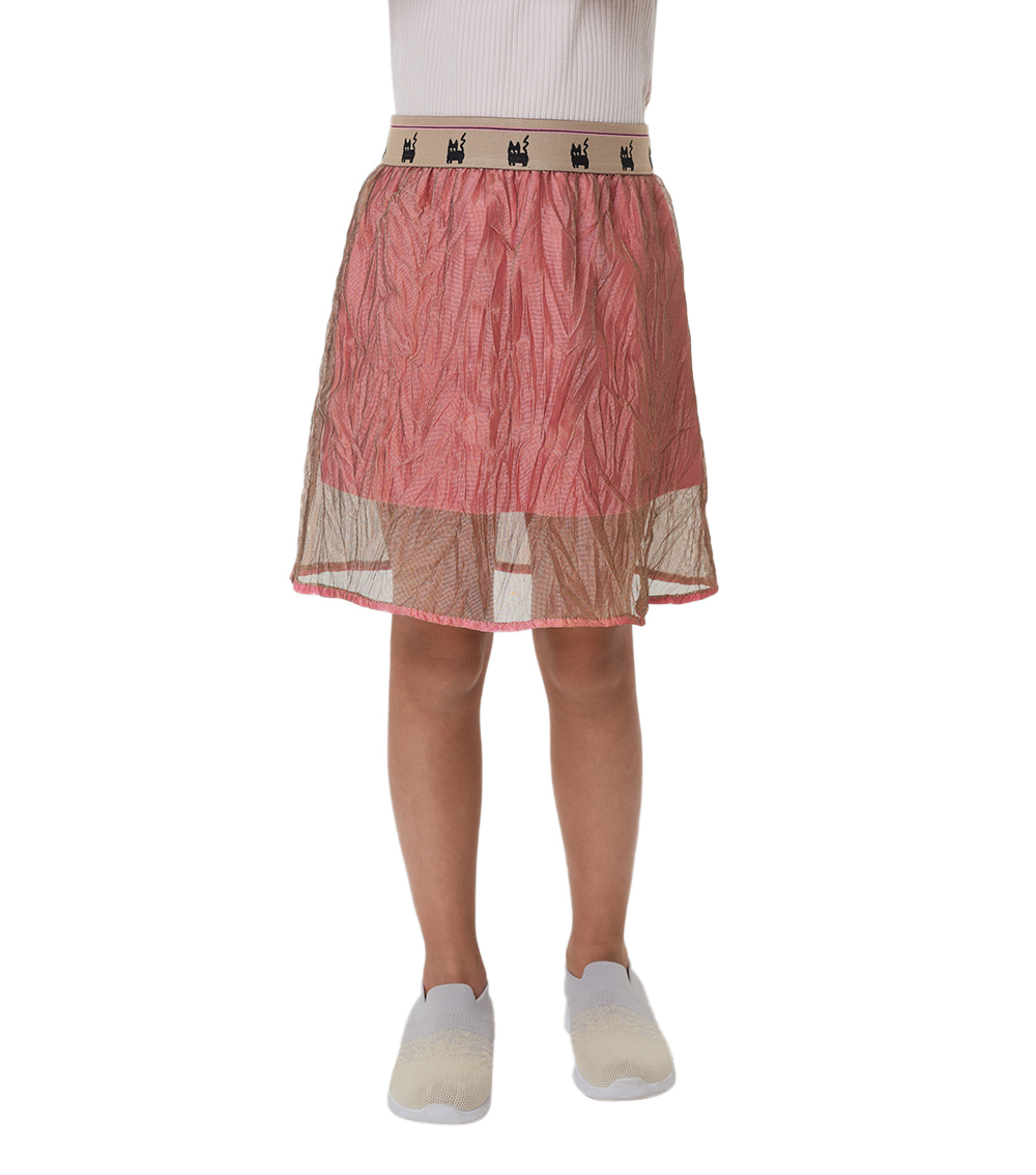 CHOUPETTE Pressed Mesh Skirt