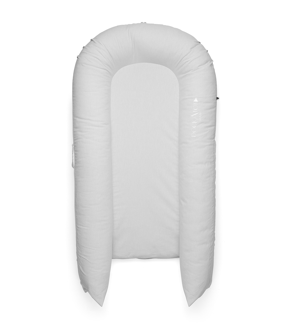 DOCKATOT Grand CoverFog - Grey Chambray