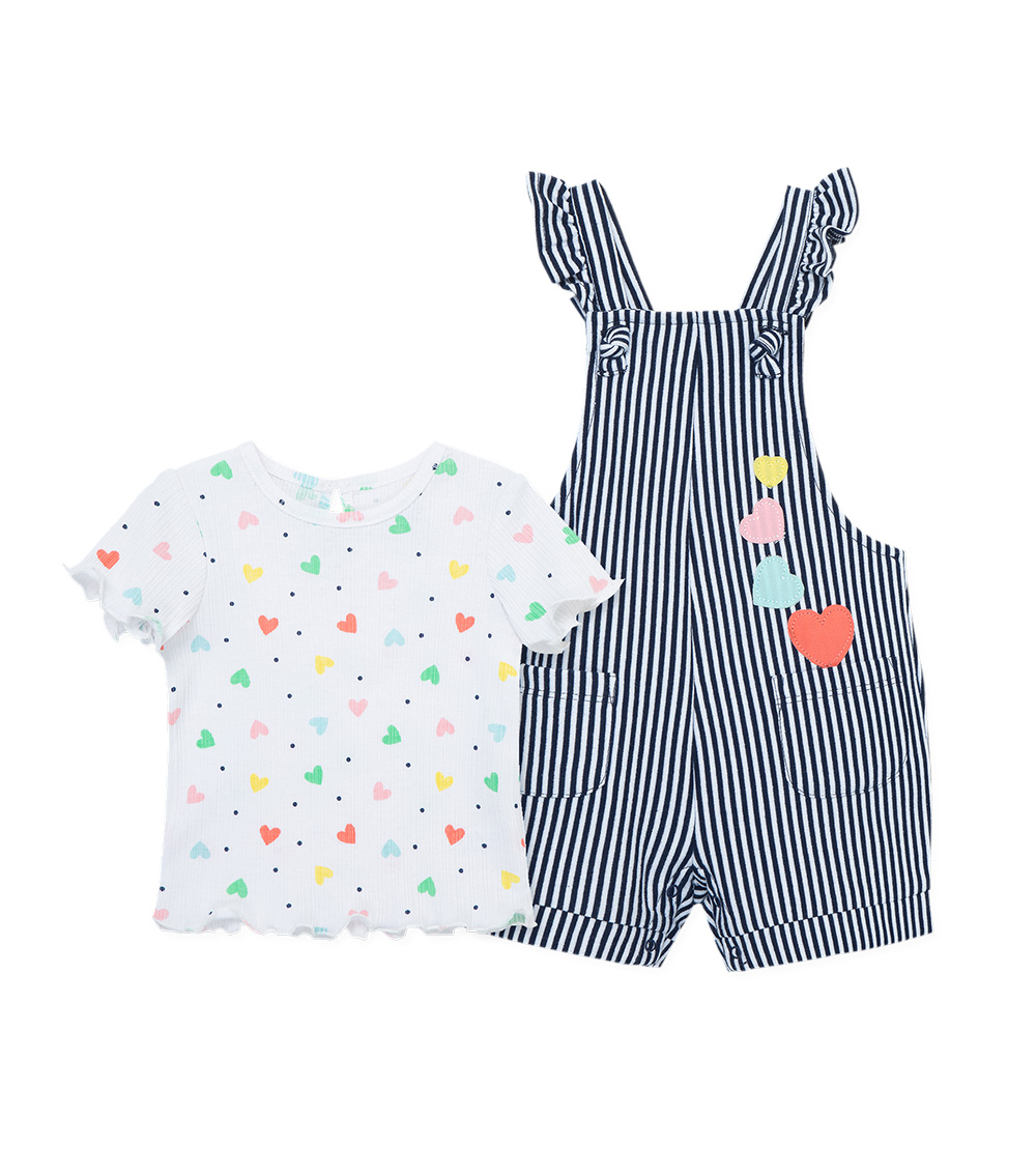 LITTLE ME 2-Piece Heart Jumper Set