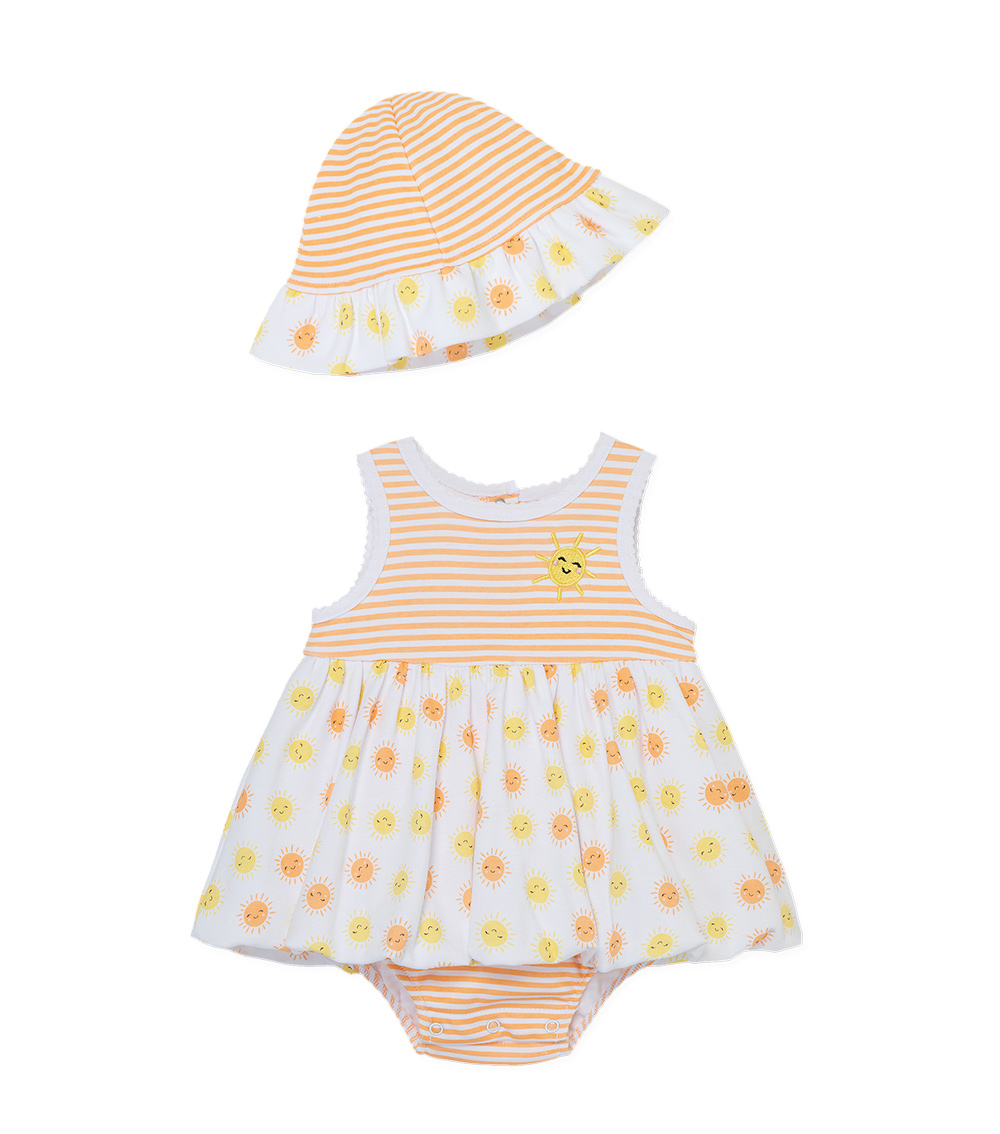 LITTLE ME Orange Sunny Popover Set