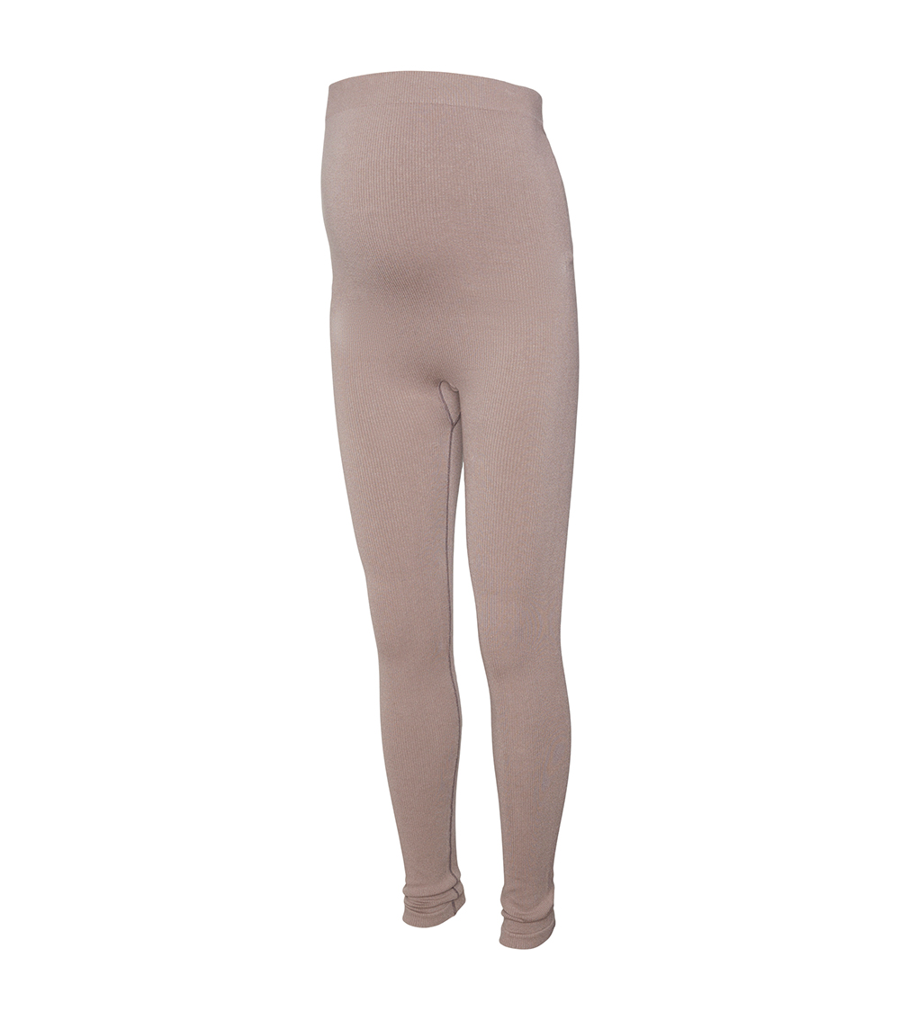 MAMALICIOUS Seamless Ribbed Maternity Leggings
