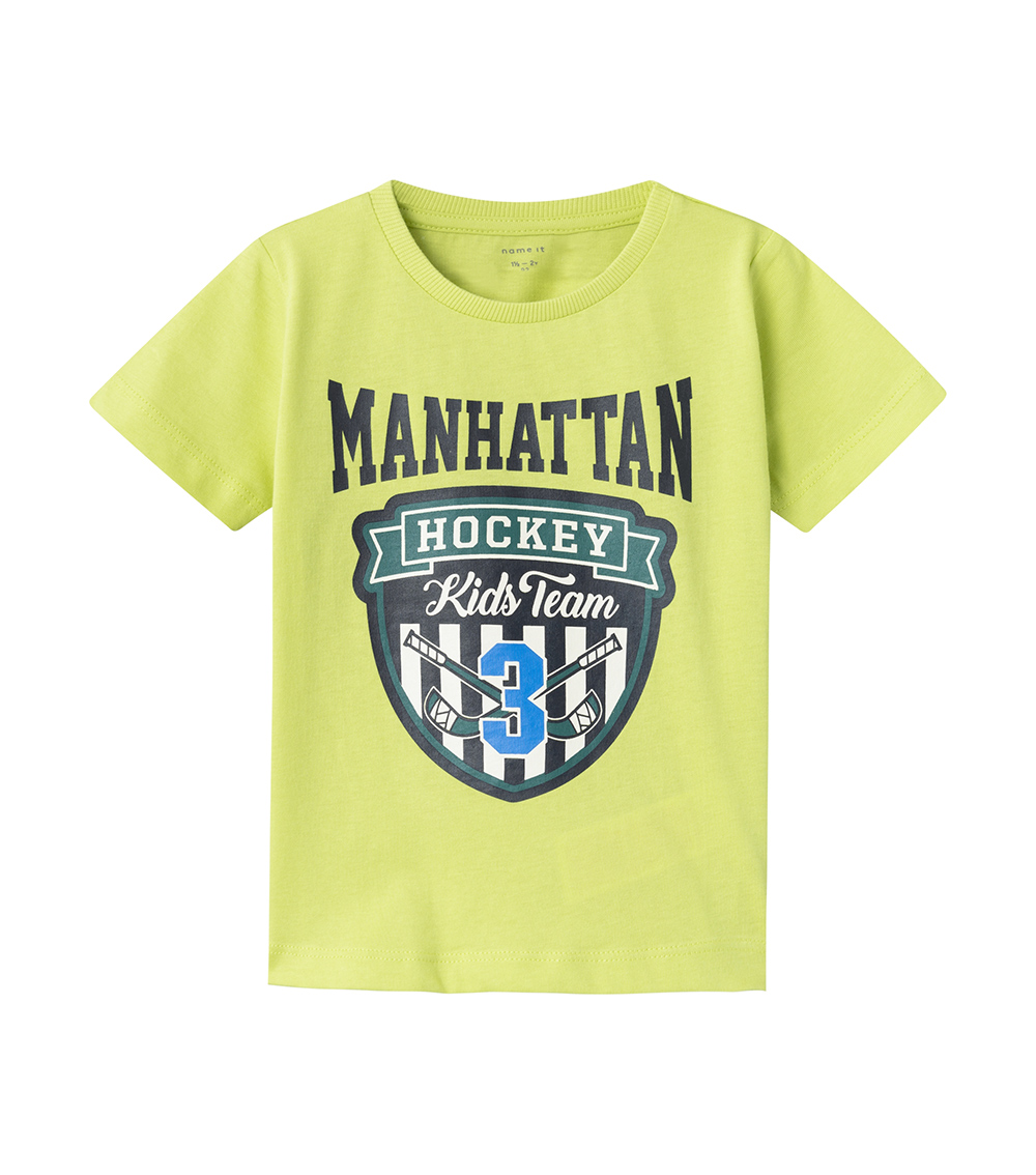 NAME IT MINI Short Sleeve T-Shirt - Yellow