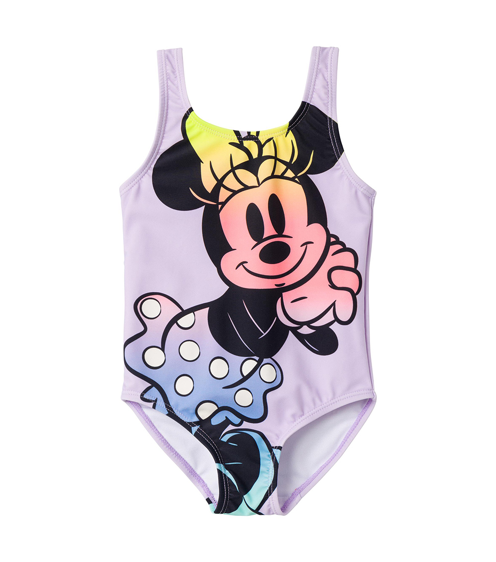 NAME IT MINI Minnie Printed Swimsuit - Purple