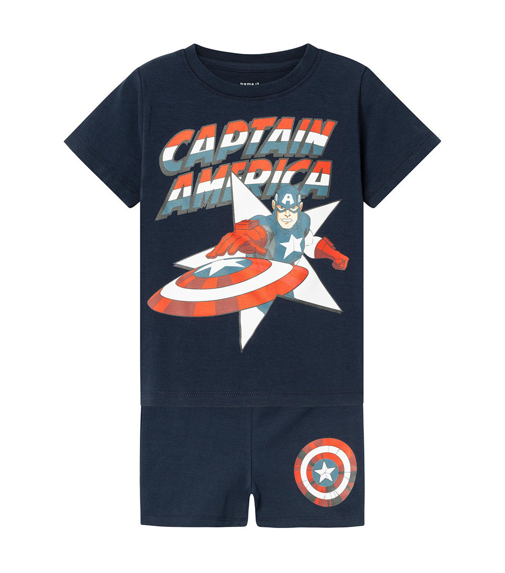 NAME IT MINI 2-Piece Night Wear Set - Dark Blue