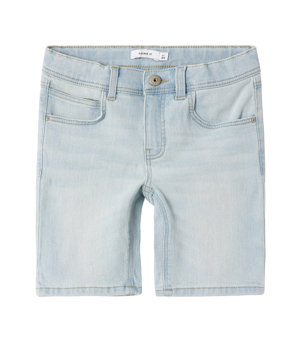 NAME IT KIDS Denim Shorts - Light Blue