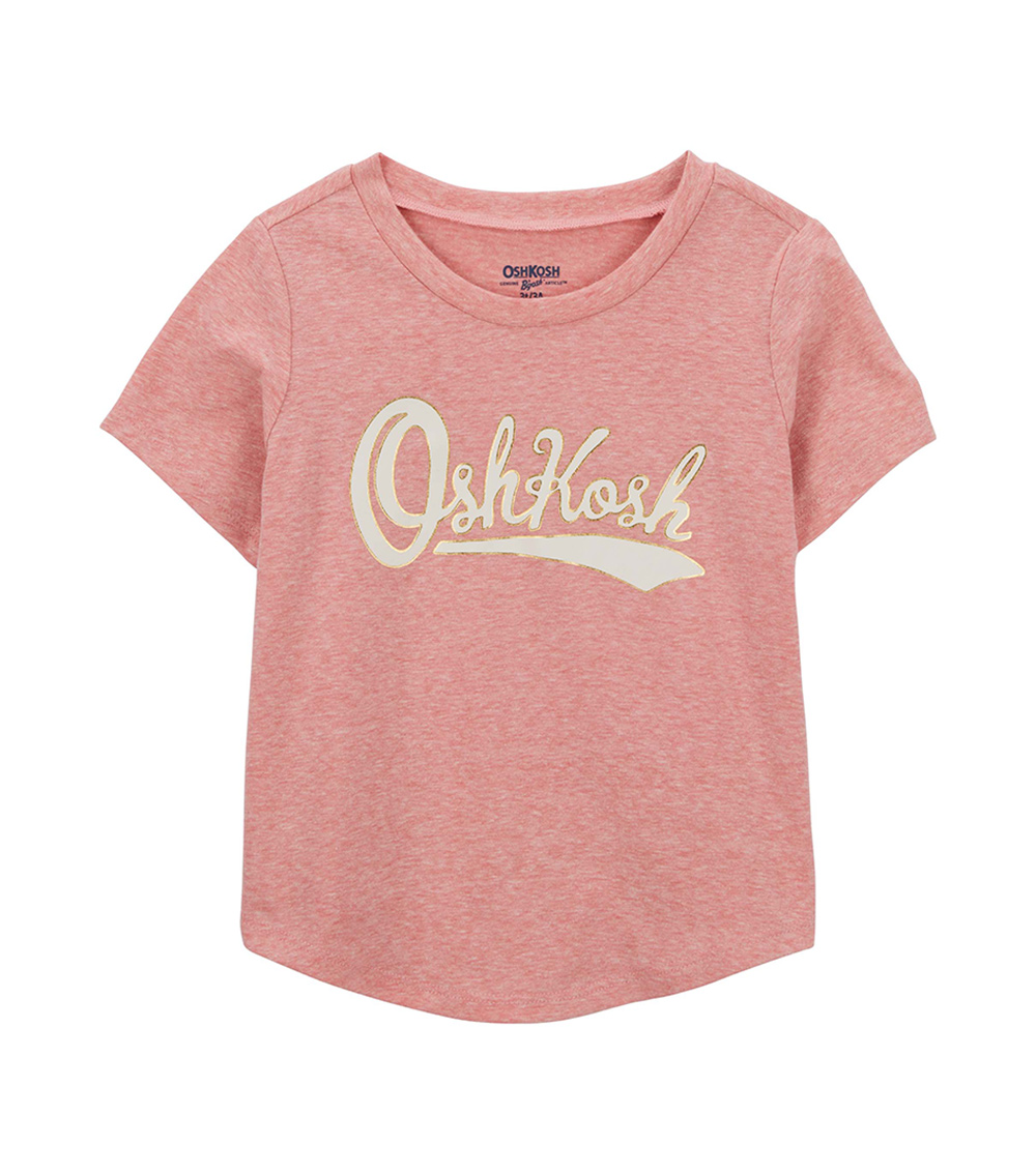Carter's Toddler Girls Logo Tee, Pink