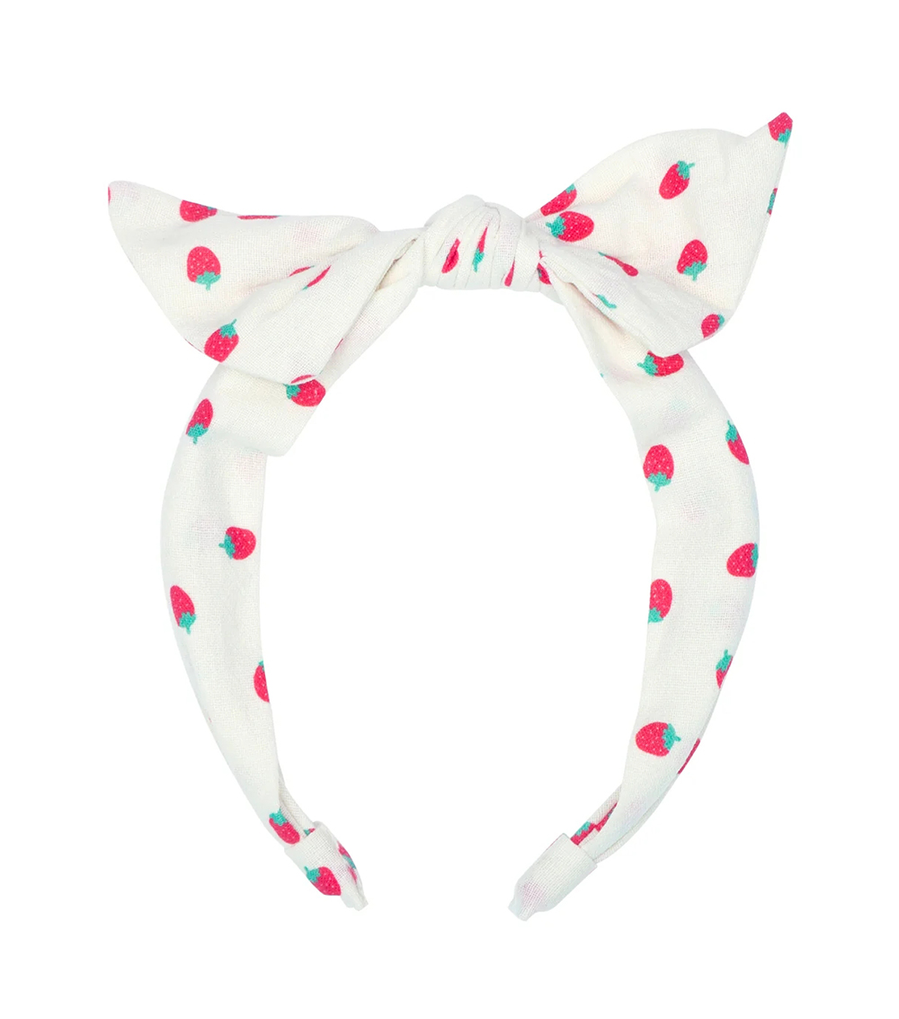 ROCKAHULA KIDS Strawberry Printed Tie Headband