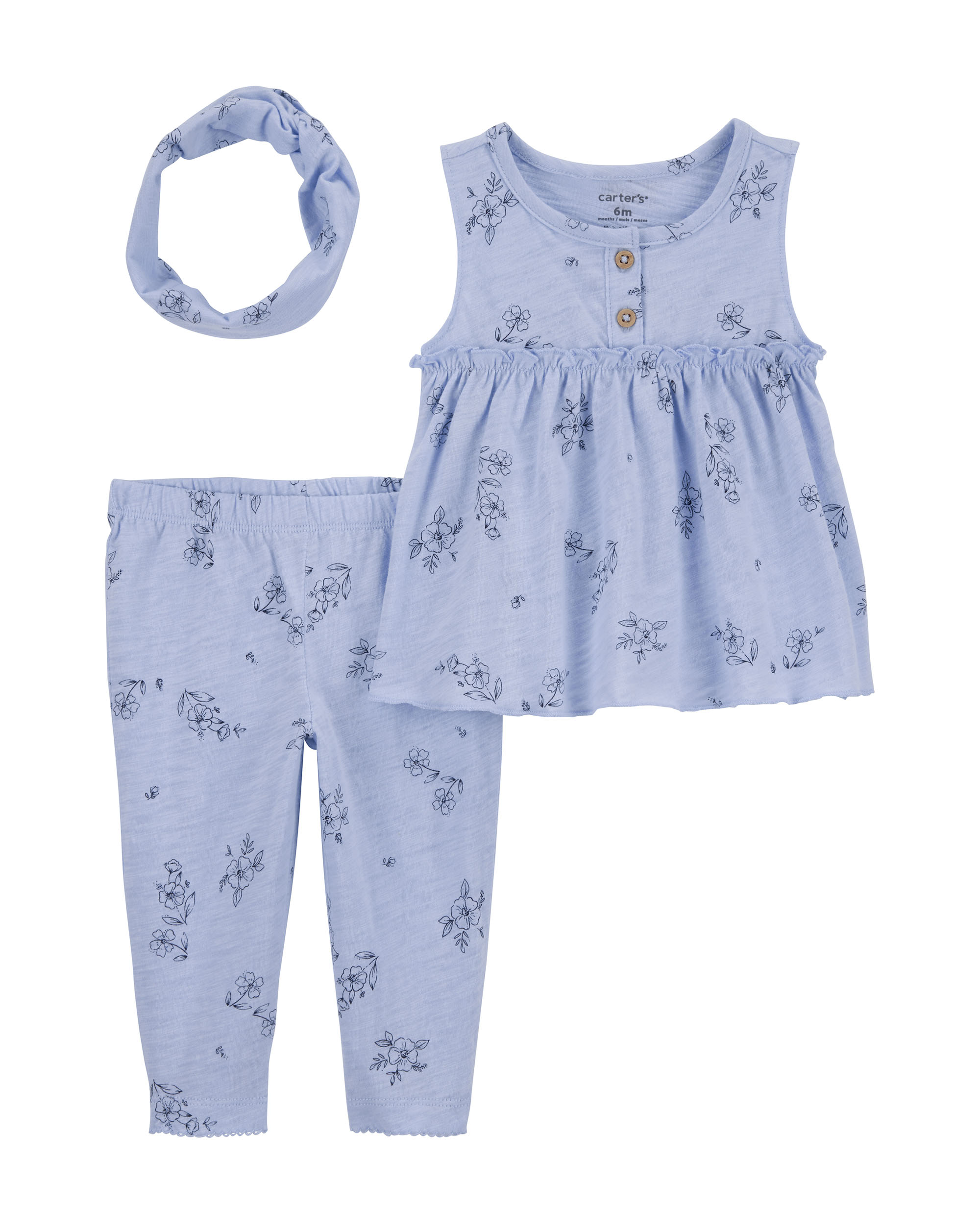 Carter's 3-Piece Floral Outfit Set