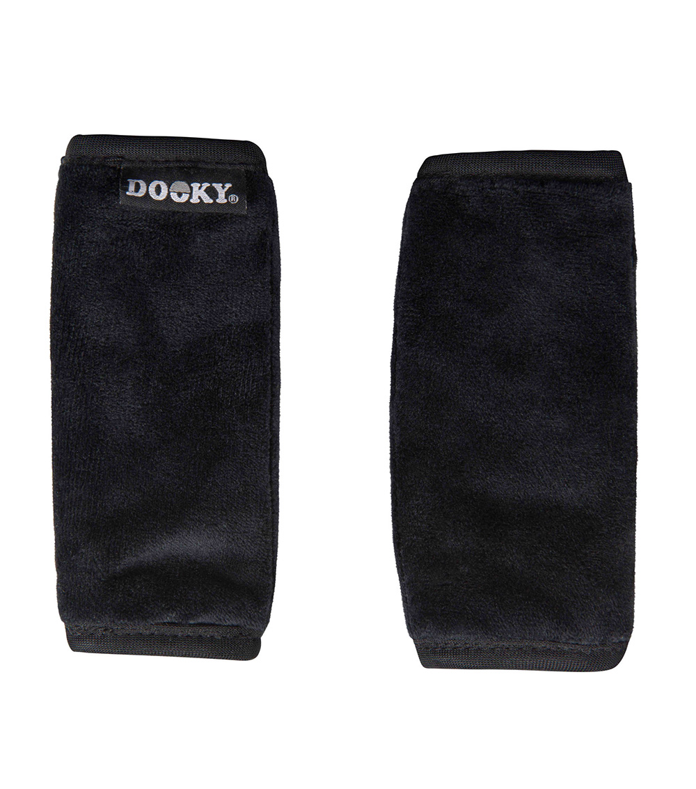 DOOKY 2-Piece Seatbelt Pads - Black