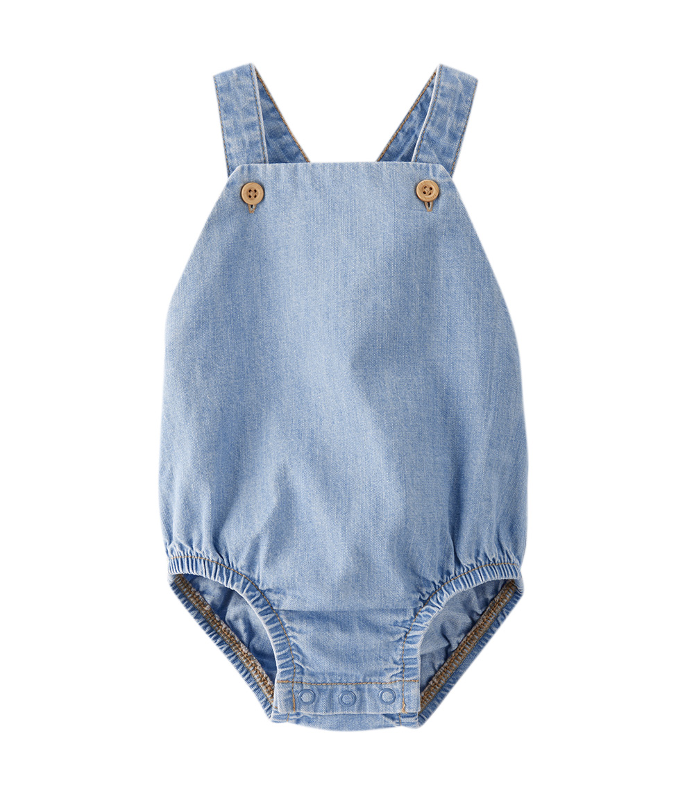 Little Planet Baby Neutral Chambray Bubble, Blue