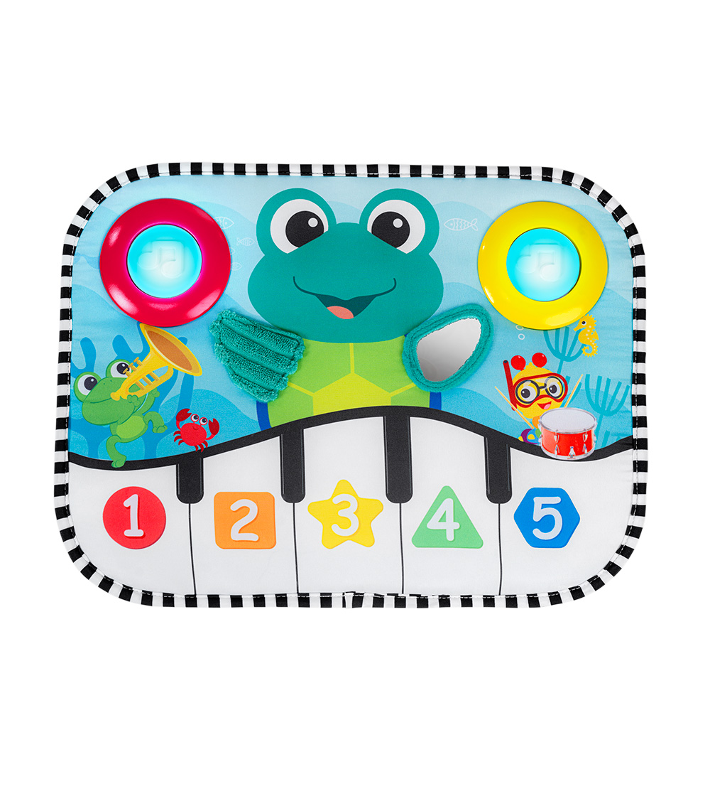 BABY EINSTEIN Neptune's Kick & Explore Musical Kick Pad and Crib Toy Toy