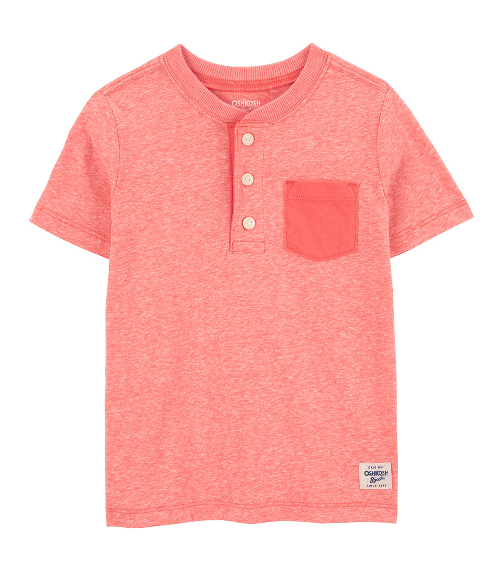 OSHKOSH Henley Pocket T-Shirt