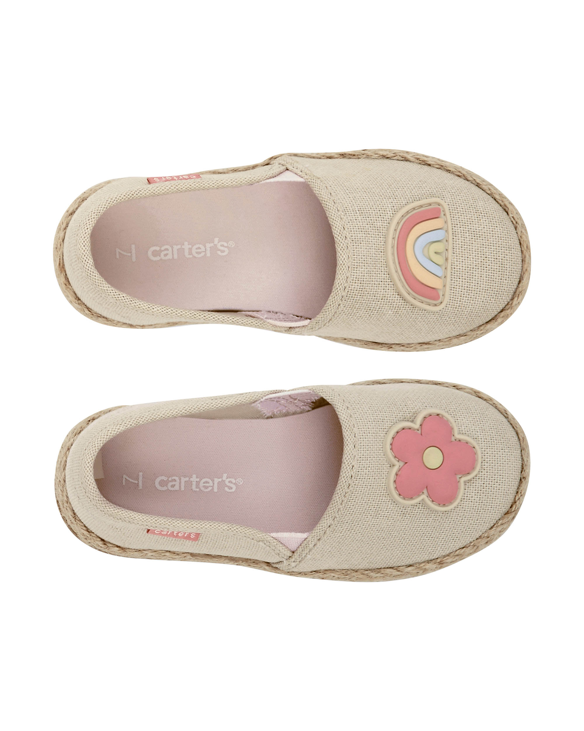 Carter's Floral Espadrille-Sole Slip-On Shoes